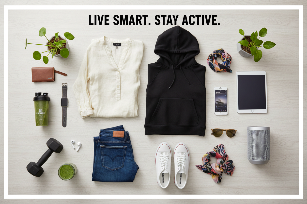 Men & Women's Clothing, Fitness, Electronics & Home Gadgets